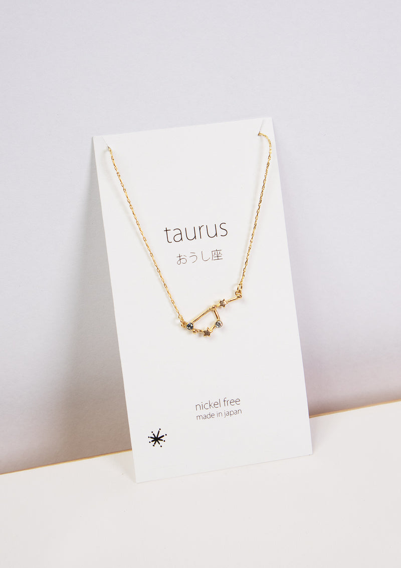 TAURUS Constellation Necklace in Gold