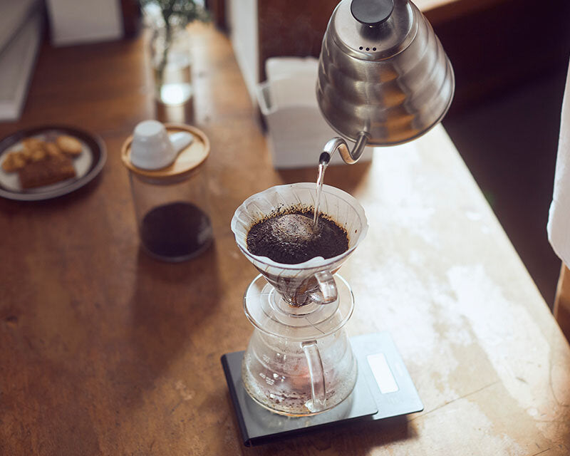 V60 Coffee Dripper in Transparent