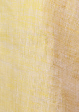 Sleeveless V-Back Flare Blouse in Light Yellow - LUMINE SINGAPORE