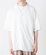 1-Pocket Hawaiian Collar Shirt in White