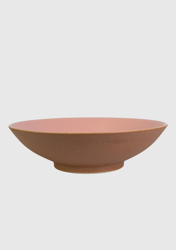 Wide Rim Bowl in Rose Pink