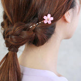 Sakura Hair Pin in Pink - LUMINE SINGAPORE