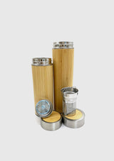 Bamboo x Stainless Steel Thermal Flask