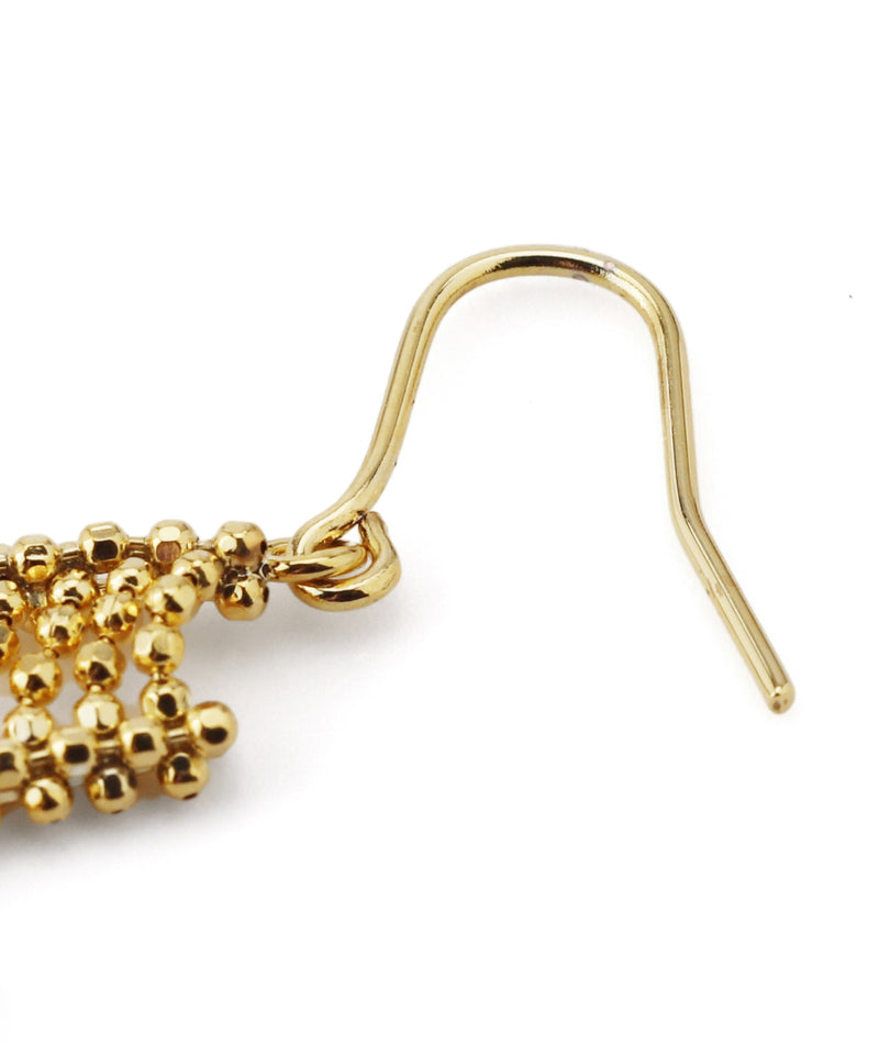 CHANDELIER Trapezium Earrings in Gold
