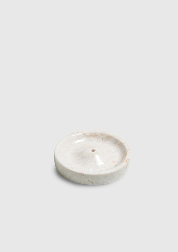 EBB Incense Holder in Cream Marble