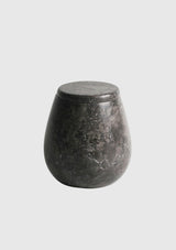 Ecru Jar in Black Marble