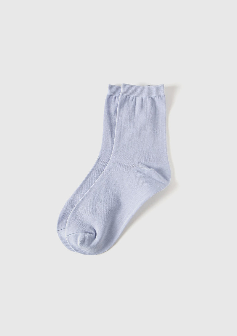 Nylon-Blend Short Socks in Light grey