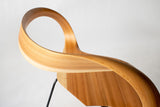 Curve-Back Chair with Steel Legs