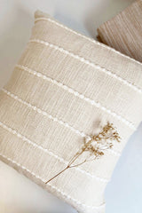 PHARY Square Cushion Cover in Cream