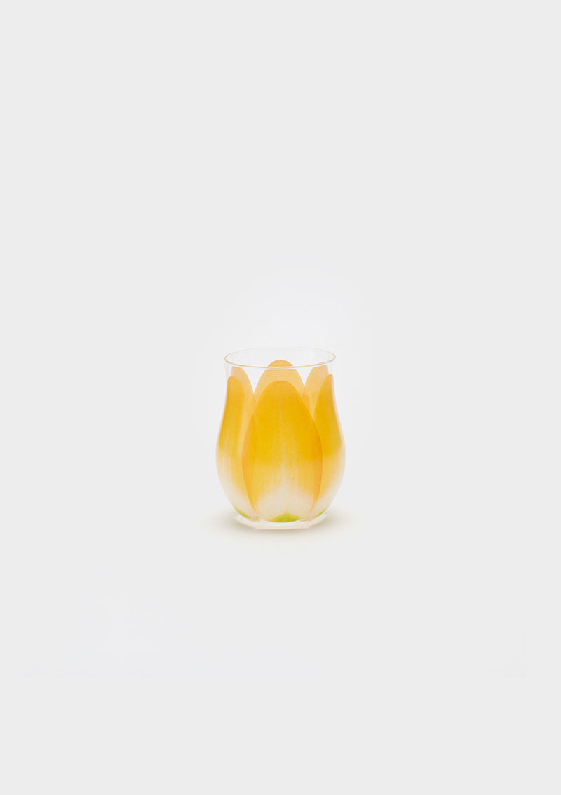 TULIP Glass in Yellow